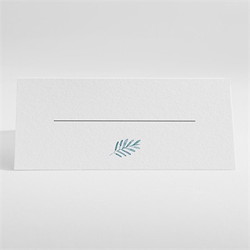 Marque-place communion aquarelle sacrée - Dos du marque-place