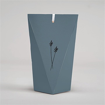 Boîte surprise mariage esquisse - Dos de la boîte