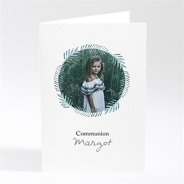 Menu communion aquarelle sacrée