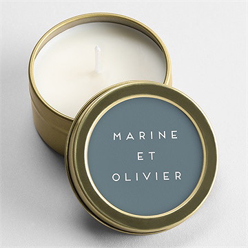 Bougie mariage confiance