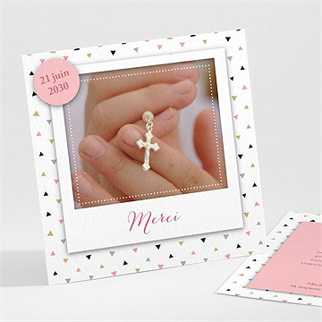 Remerciement communion sa première communion