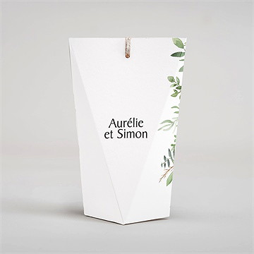 Boîte surprise mariage fougères - Dos de la boîte