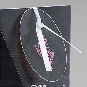 Boîte surprise communion fond ardoise et photo - Détail de la boîte