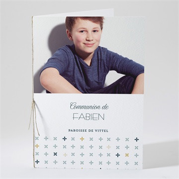 Livret de messe communion ambiance art déco