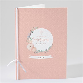 Livret de messe communion rose tendre