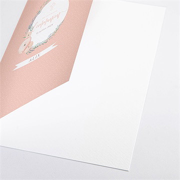 Livret de messe communion rose tendre - Détail du livret