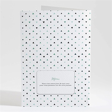 Livret de messe communion moderne chic - Dos du livret