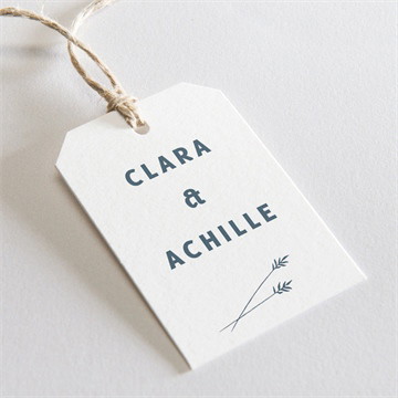 Etiquette mariage esquisse