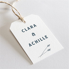 Etiquette mariage esquisse