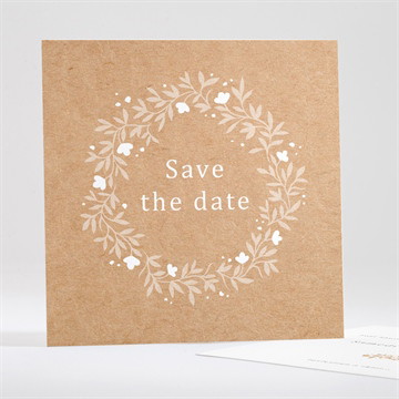 Save the Date mariage gravure