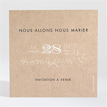 Save the Date mariage célébration d'amour - Dos de la carte