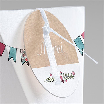 Boîte surprise mariage nos 2 petits mariés - Détail de la boîte