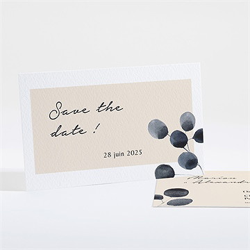 Save the Date mariage contraste