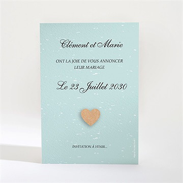 Save the Date mariage notre roman photo - Dos de la carte