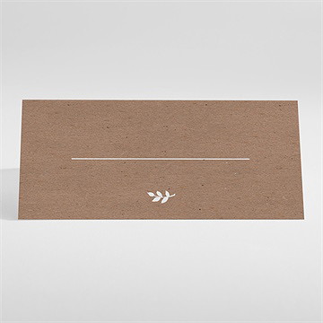 Marque-place mariage love power - Dos du marque-place