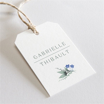 Etiquette mariage poésie d'aquarelle étiquette