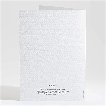 Livret de messe mariage un point c'est nous - Dos du livret