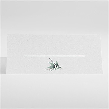 Marque-place mariage poésie d'aquarelle - Dos du marque-place