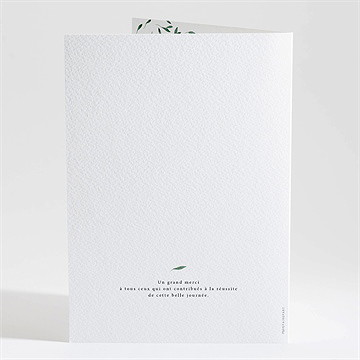 Livret de messe mariage so chic - Dos du livret