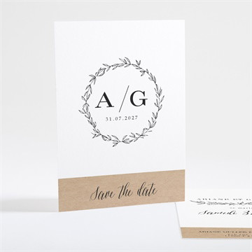 Save the Date mariage douce harmonie