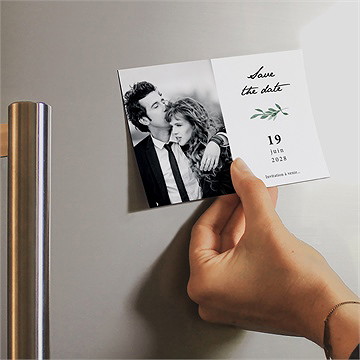 Save the Date mariage so chic - Mise en situation