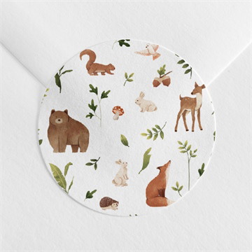 Sticker naissance compères