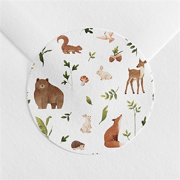 Sticker naissance compères