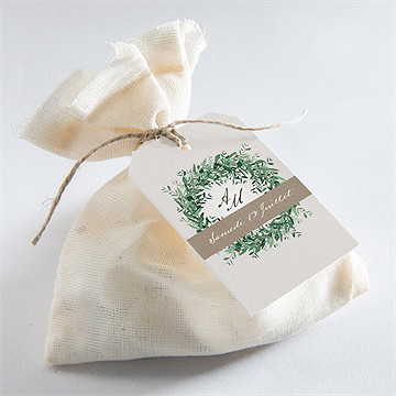 Etiquette mariage ronde de bonheur - Mise en situation