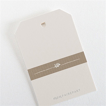 Etiquette mariage ronde de bonheur - Dos de l'étiquette