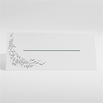 Marque-place mariage en relief - Dos du marque-place