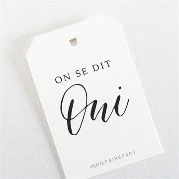 Etiquette mariage liés pour toujours - Dos de l'étiquette