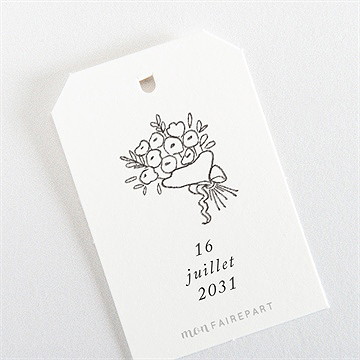 Etiquette mariage la belle histoire - Dos de l'étiquette