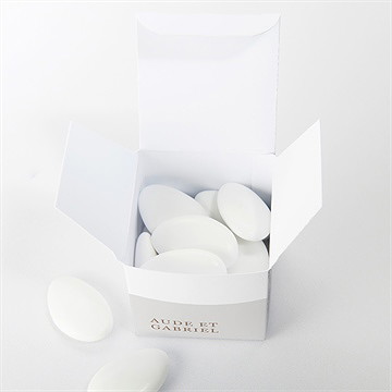 Boîte de dragées mariage élégance - Intérieur de la boîte