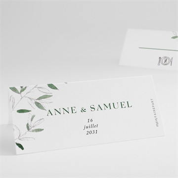 Marque-place mariage la belle histoire