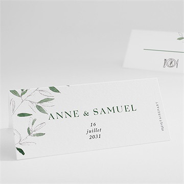 Marque-place mariage la belle histoire