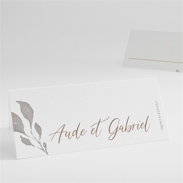 Marque-place mariage élégance