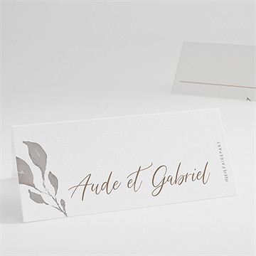 Marque-place mariage élégance