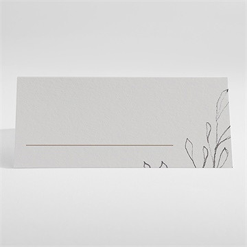 Marque-place mariage élégance - Dos du marque-place