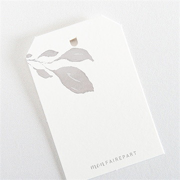 Etiquette mariage élégance rose - Dos de l'étiquette