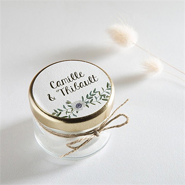 Sticker mariage couronne d'olivier - Mise en situation