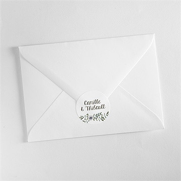 Sticker mariage couronne d'olivier - Mise en situation