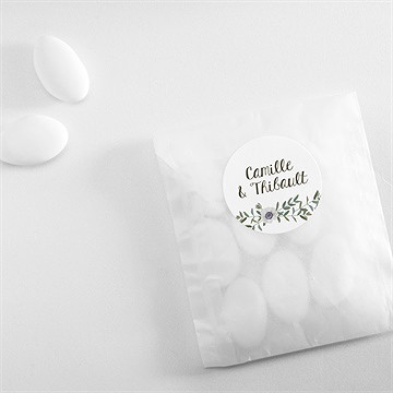 Sticker mariage couronne d'olivier - Mise en situation