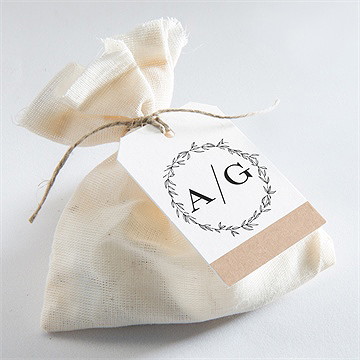 Etiquette mariage douce harmonie - Mise en situation