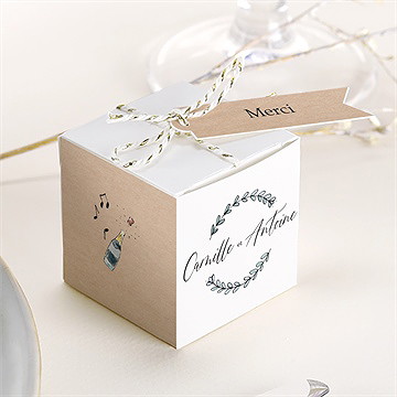 Boîte de dragées mariage tellement nous