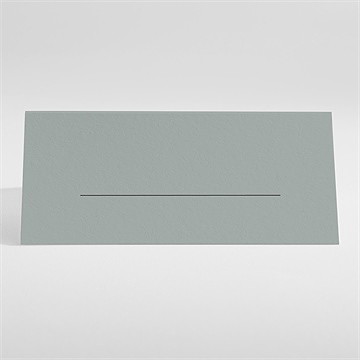 Marque-place mariage vert laurier - Dos du marque place