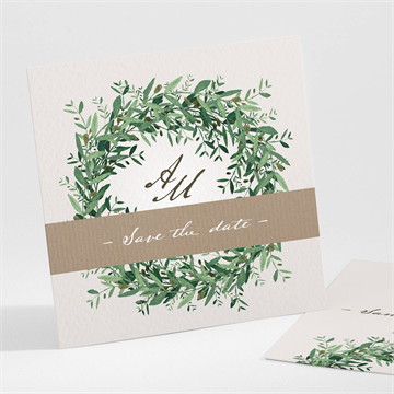 Save the Date mariage ronde de bonheur