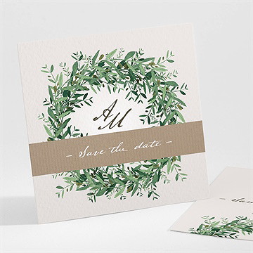 Save the Date mariage ronde de bonheur