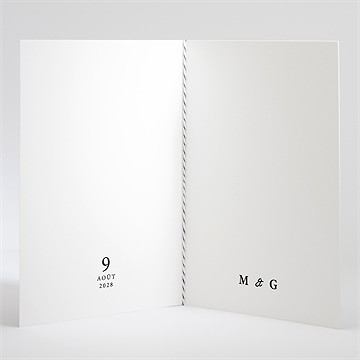 Livret de messe mariage epuré - Intérieur du livret