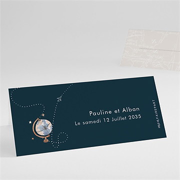 Marque-place mariage notre passeport