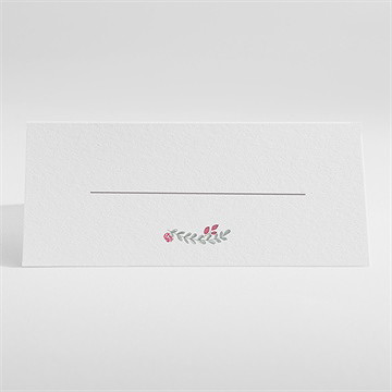 Marque-place mariage couronnés - Dos du marque-place